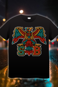 SB Eagle San Bernardino Legacy Edition t-shirt with Aztec-inspired eagle and SB lettering